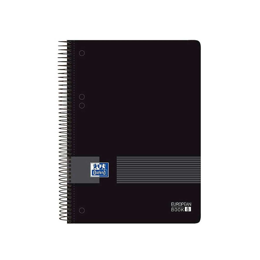 Papeler A Oxford Cuadernos Espiral | Bloc Oxford Micro Negro A5 -160 Hj Cuadr Cula