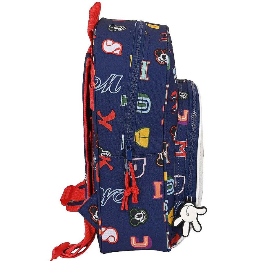 Mochilas Y Complementos Disney | Mickey Mochila Adaptable A Carro 28X34X10