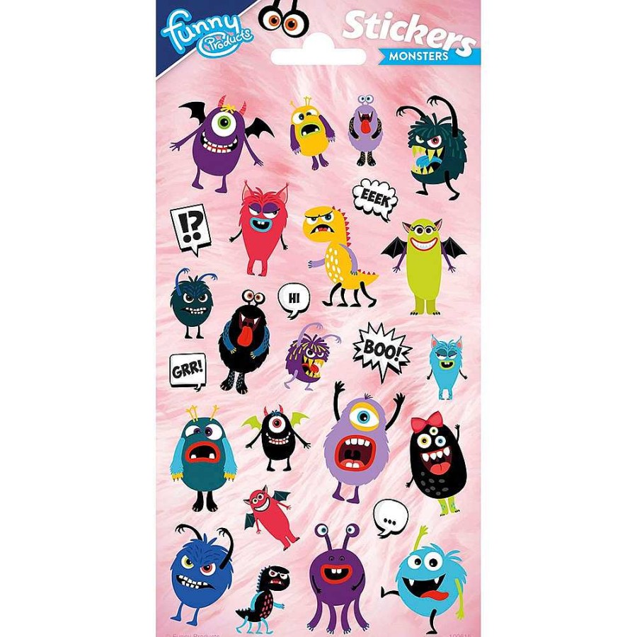 Papeler A Funny Products Stickers Y Pegatinas | Pack De Pegatinas Monstruos