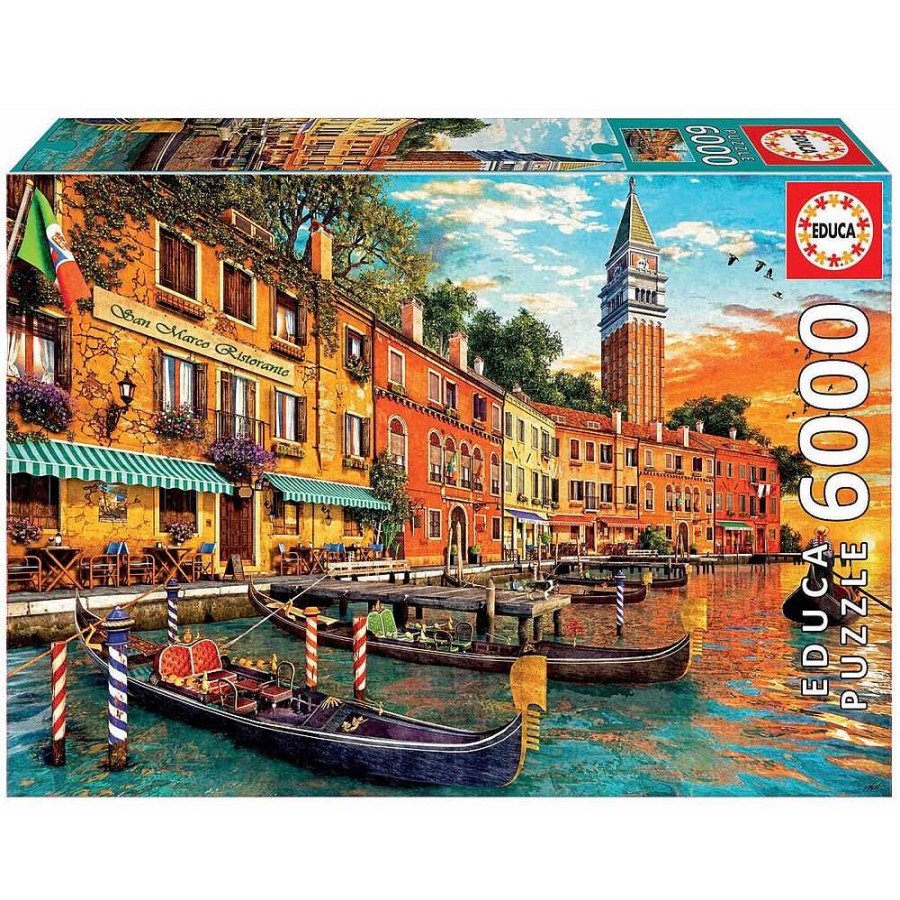 Juguetes Educa Puzzles M S 1000 Piezas | Puzzle Educa 6000 Piezas Puesta Sol Venecia