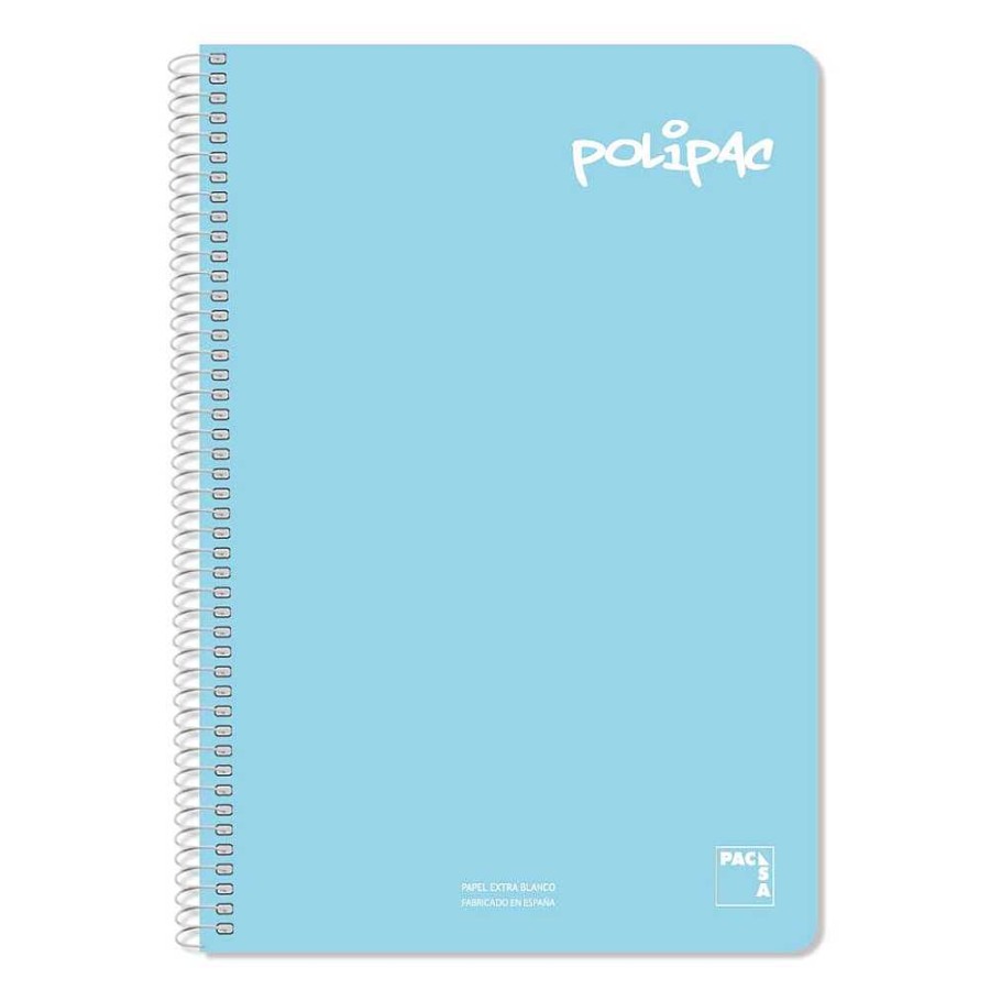 Papeler A Pacsa Cuadernos Espiral | Pack 5 Bloc 80 Gr Tapa Pl Stico 80 Hojas Cuarto Cn 4X4