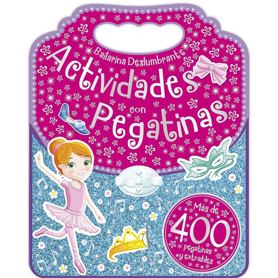 Papeler A Edibook Coloreables Y Actividades | Libro Pegatinas Y Extra Bles Bailarina Brillantes