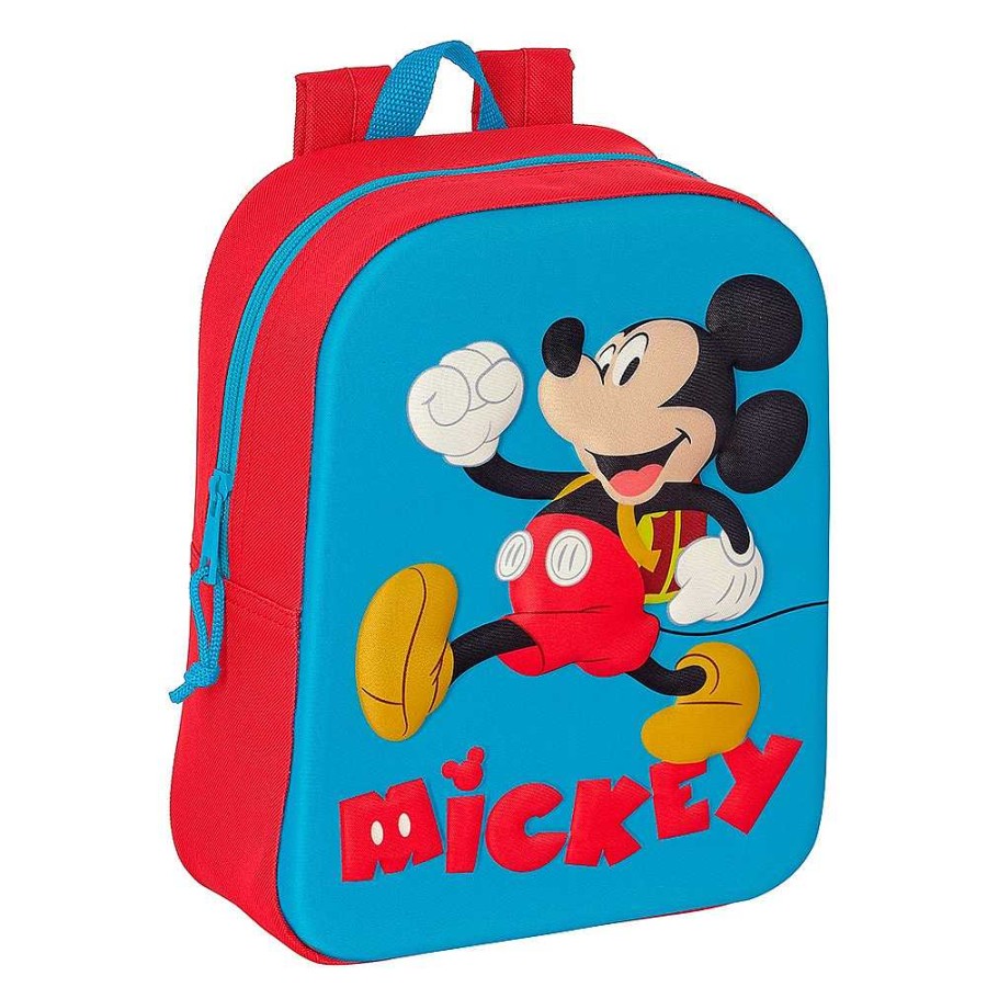 Mochilas Y Complementos Disney | Mickey Mousse Mochila 3D Guarder A 22X27X10