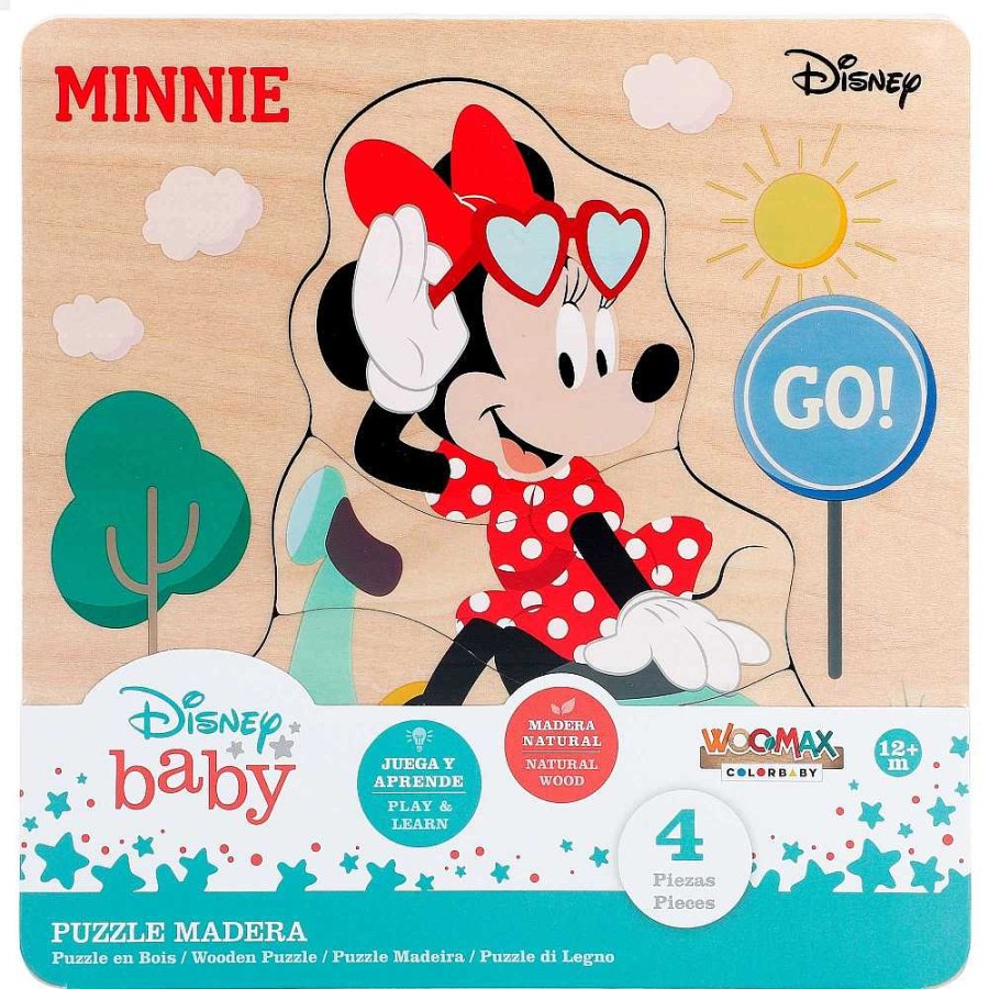 Juguetes Disney Rompecabezas Y Encajes | Disney Puzzle Baby Madera Eco 21X21