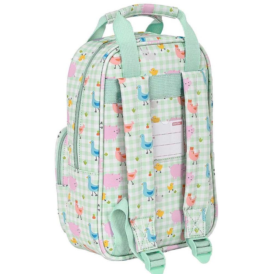 Mochilas Y Complementos Safta | Granja Mochila Infantil Con Asas 20X28X8