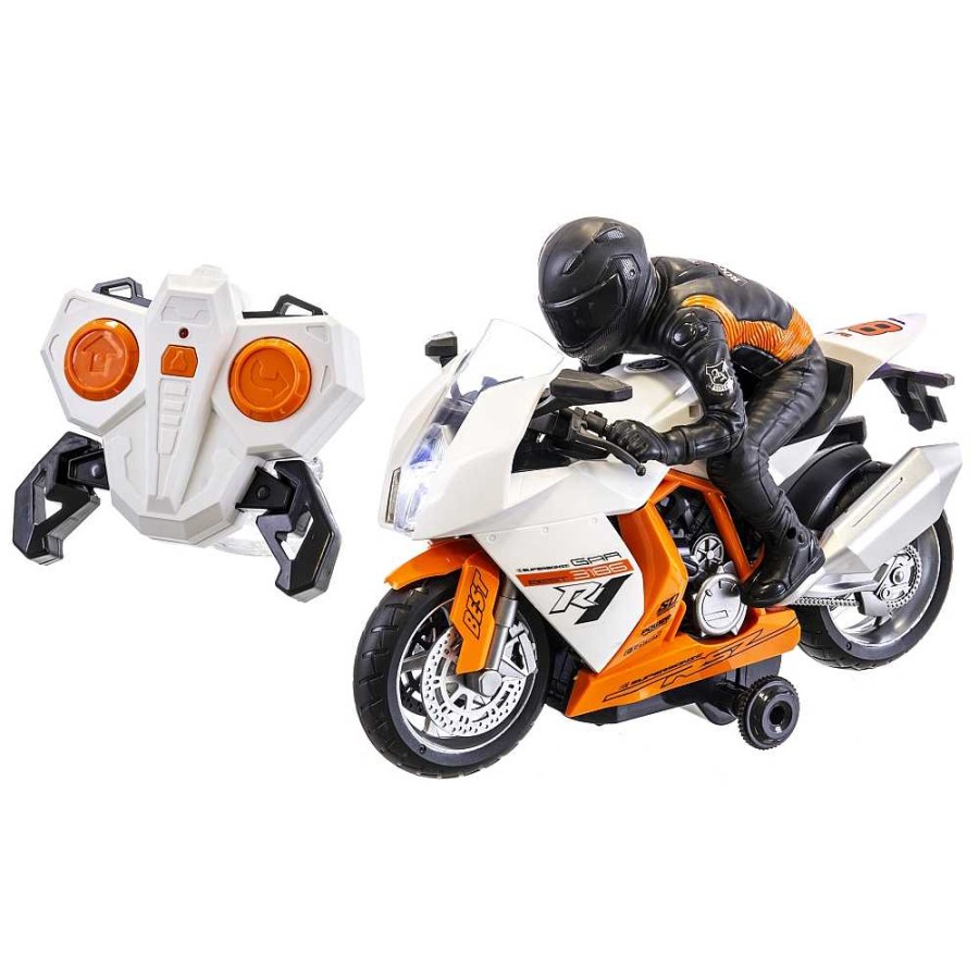 Juguetes Fantástiko Radiocontrol | Moto Radio Control + Figura 29 Cm 7 Funciones