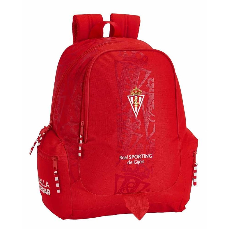 Mochilas Y Complementos Real Sporting Gijón | Sporting De Gij N Mochila Adaptable 32X43X17 Cm