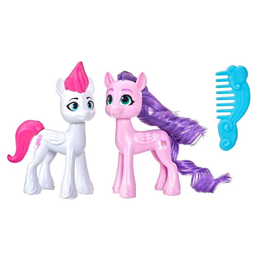 Juguetes Hasbro Mascotas Pets | My Little Pony Set 2 Figura Cabello Real. Caja 15X15 Cm