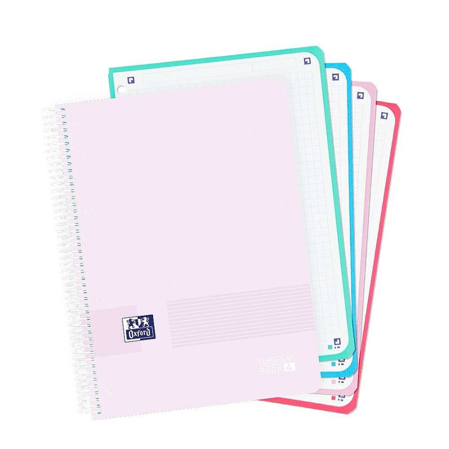 Papeler A Oxford Cuadernos Espiral | Oxford Bloc Micro A5 Microperforado 120 Tapa Pl Stico Pastel 5X5