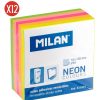 Papeler A Milan Blocs Notas | Pack 12 Bloc 250 Notas Adhesivas 4 Colores Fl Or 50X50Mm