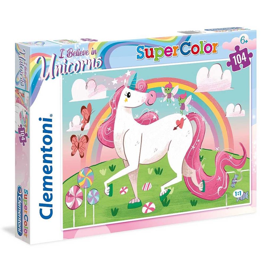 Juguetes Clementoni Puzzles Infantiles | Puzzle 104 Piezas Unicornios