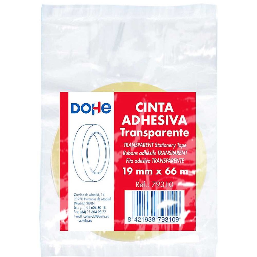 Papeler A Dohe Pegamentos Y Cinta Adhesiva | Rollo Cinta Adhesiva Fixo 19 Mm X 66 Metros