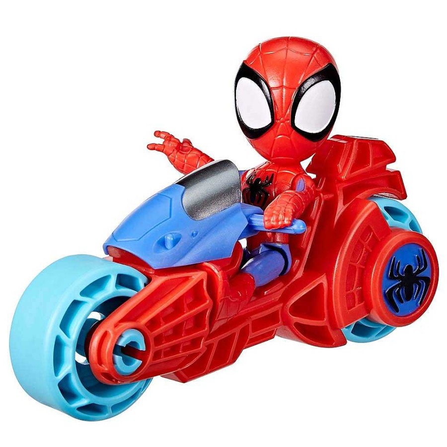 Juguetes Hasbro Figuras De Acci N | Spidey Marvel Figura H Roes 10 Cm Con Motocicleta 2 Modelos Surtidos