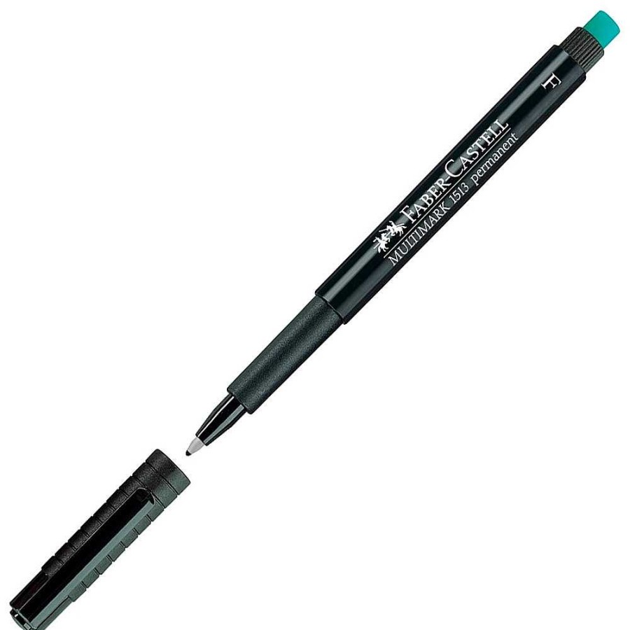 Papeler A Faber-Castell Rotuladores Escritura | Pack 10 Rotulador Faber-Castell Multimark F Negro