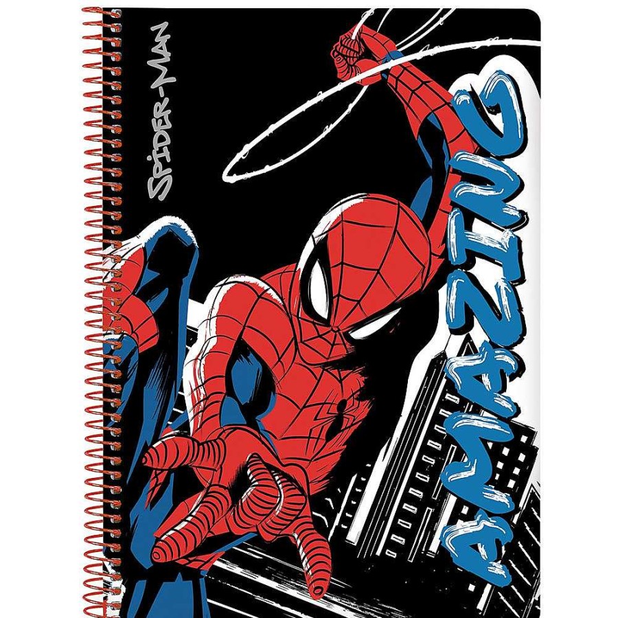 Mochilas Y Complementos Spiderman | Spiderman Bloc Espiral 80 Hojas 22X15 Cm.