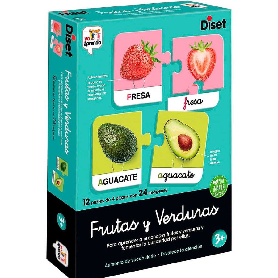 Juguetes Diset Juegos Educativos | Aprendo Frutas Y Verduras Diset + 3 A Os