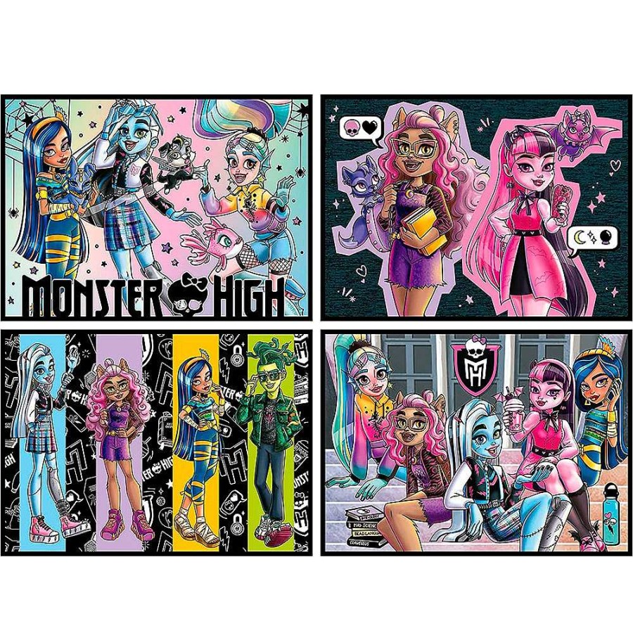 Juguetes Monster High Puzzles Infantiles | Monster High Puzzle M Ltiple 50-80-100-150 Piezas