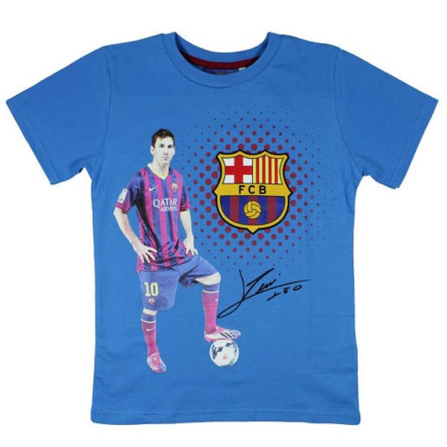 Regalo FC Barcelona Textil | F.C. Barcelona Camiseta Messi Firmada Talla 7/8/9/10/11/12