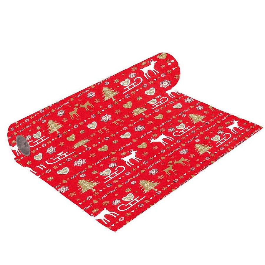 Papeler A REX Papel De Regalo Y Empaquetado | Bobina Papel Regalo Navidad 7 Kg 62 Cm 170 Mts