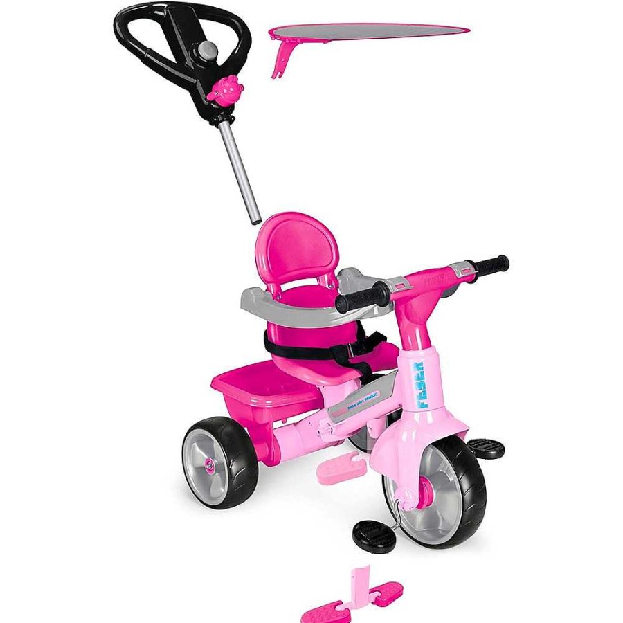 Juguetes Feber Triciclos, Patines... | Triciclo Feber Baby Plus Music Pink