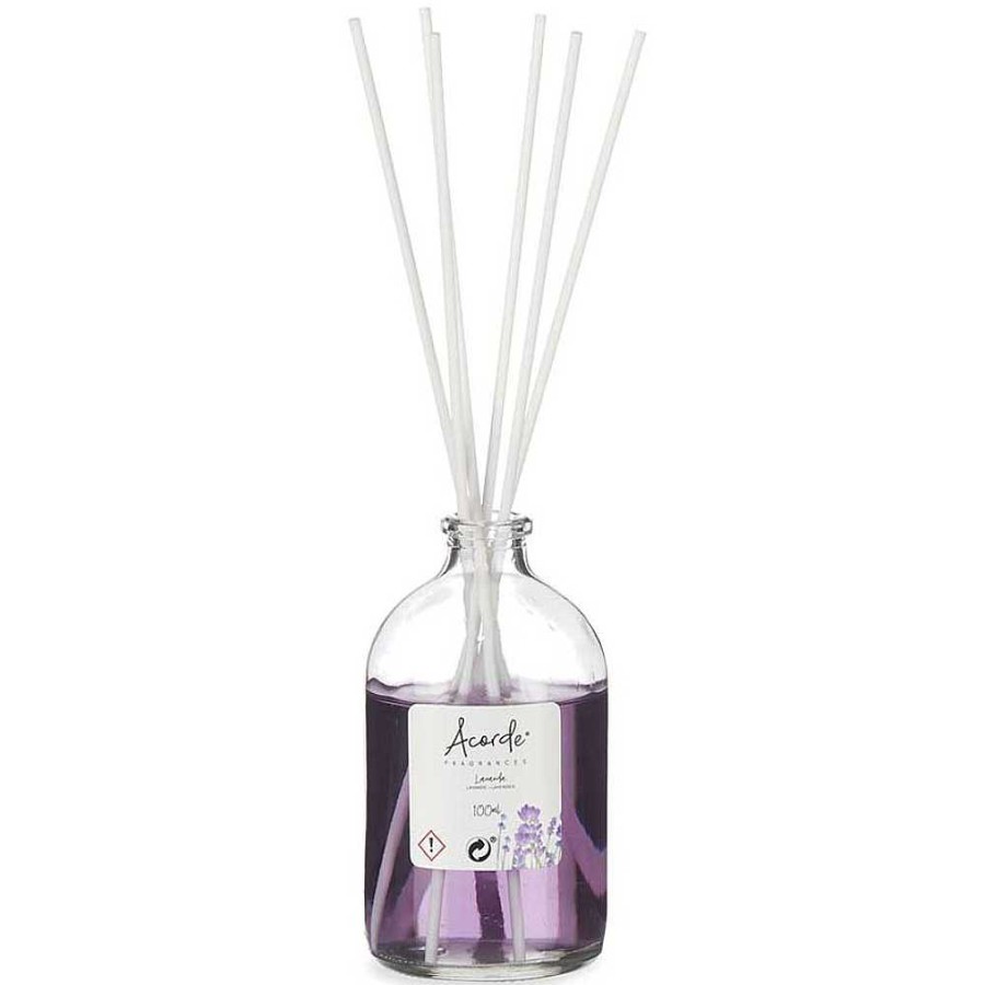 Home & Deco Acorde Velas Y Aromas | Ambientador Varillas 100 Ml. Lavanda