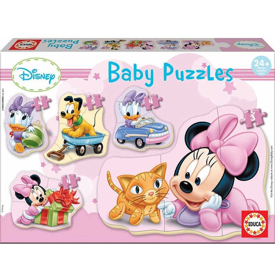 Juguetes Disney Puzzles Preescolar | Minnie Baby Puzzle 5 Piezas