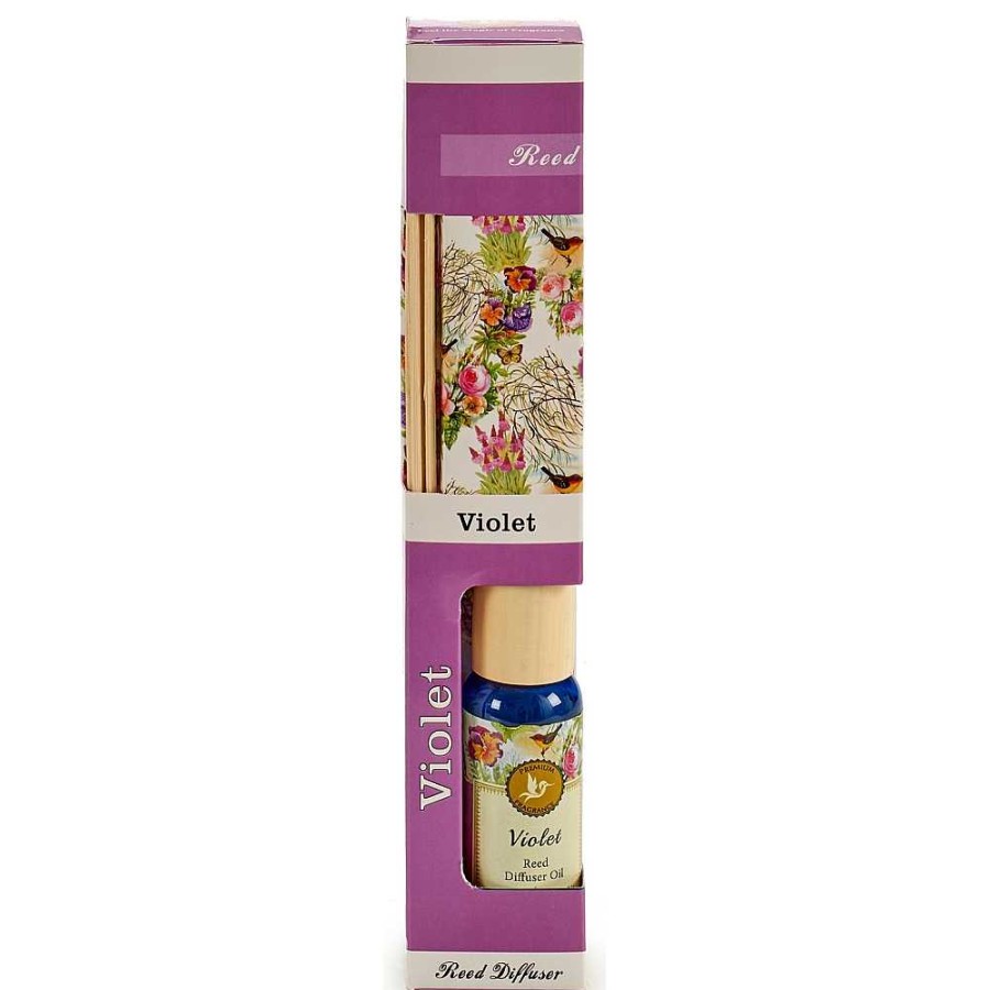 Home & Deco Acorde Velas Y Aromas | Ambientador Mikado 50 Ml Violetas 25X5