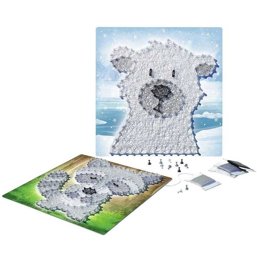 Juguetes Ravensburger Crea Y Pinta | Juego Creativo String It Oso Y Mapache