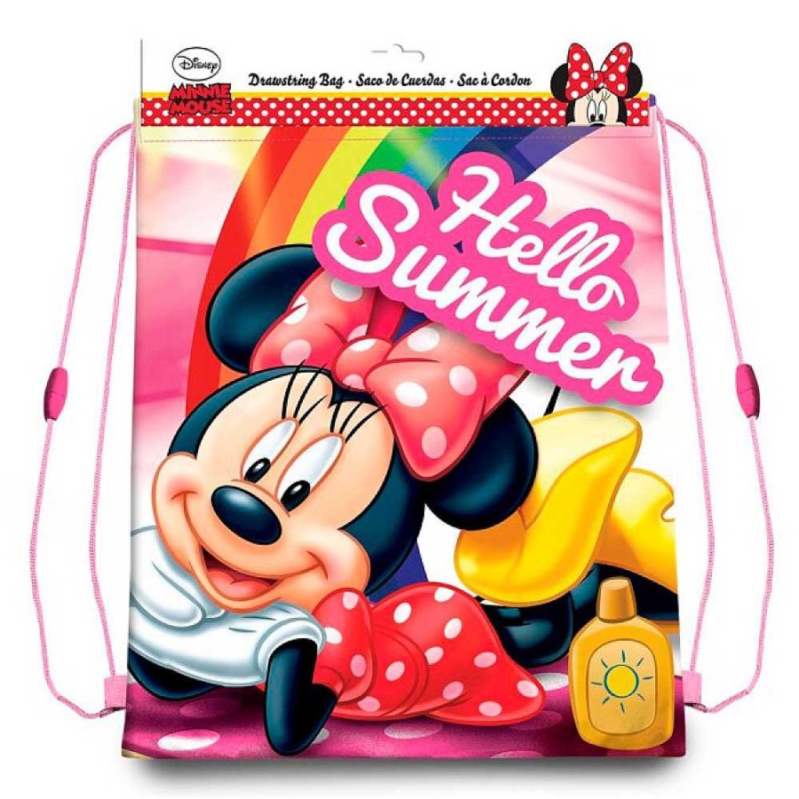 Mochilas Y Complementos Disney | Minnie Gymbag Saco Mochila 30X40