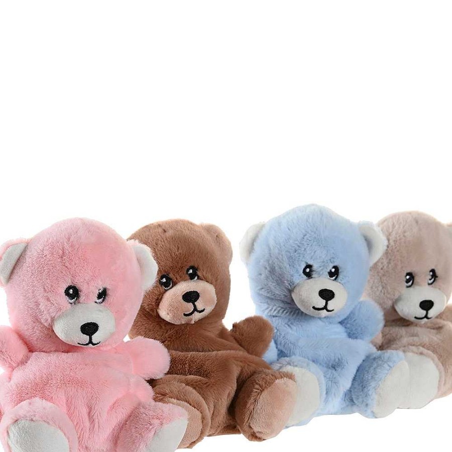 Juguetes Item Peluches | Oso Peluche Relleno De Semillas 16X12X10 4 Colores