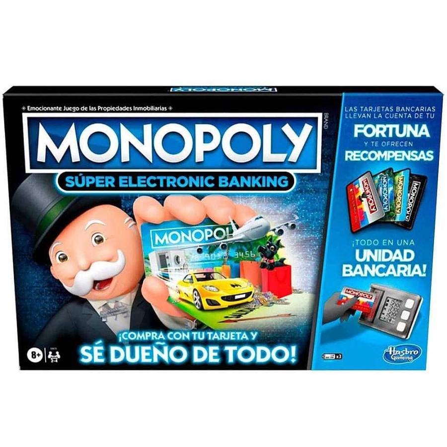 Juguetes Hasbro Juegos De Sociedad | Hasbro Juegos Monopoly Electronic Banking +8 A Os