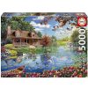 Juguetes Educa Puzzles M S 1000 Piezas | Puzzle Educa 5000 Piezas Casita En El Lago