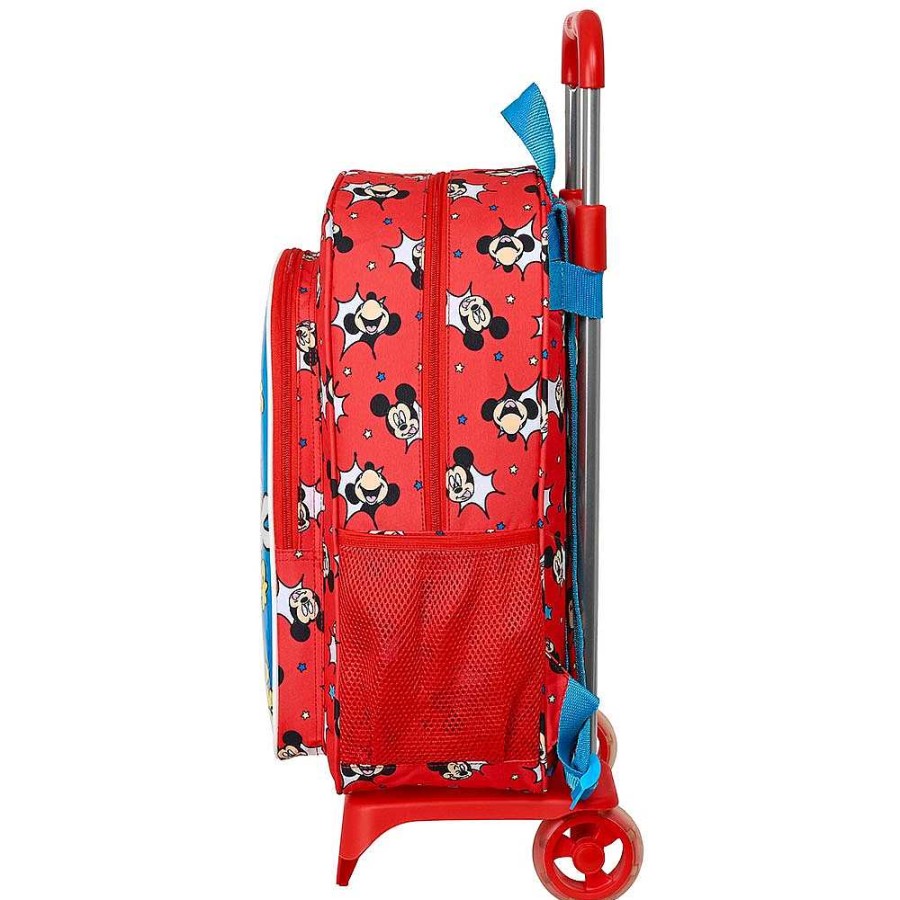 Mochilas Y Complementos Disney | Mickey Mochila Con Carro 33X14X42