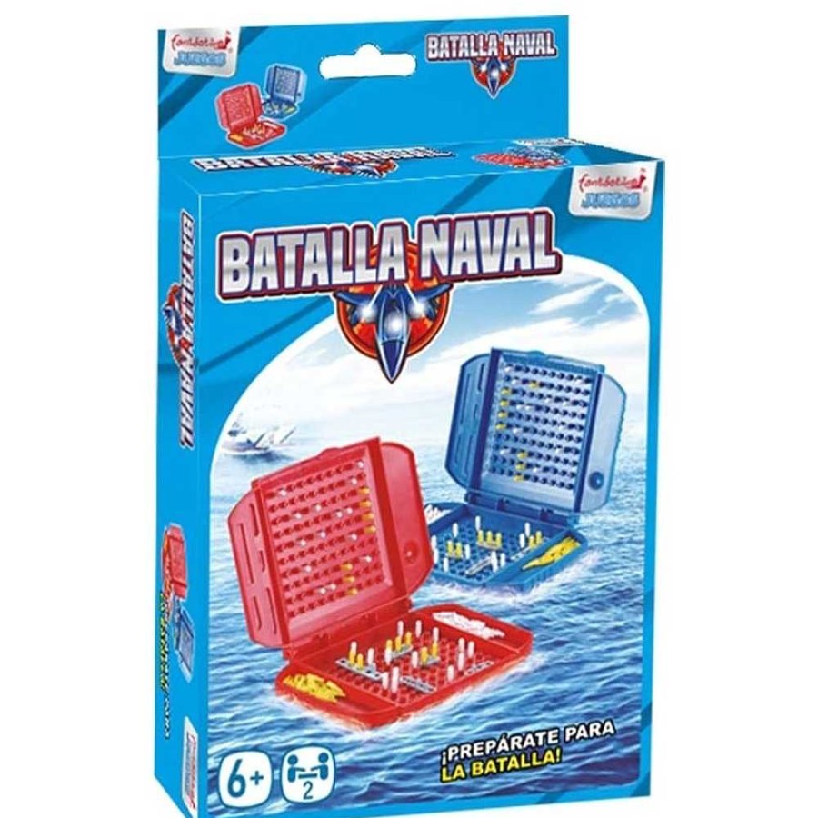 Juguetes Genérico Juegos De Cartas | Juego Batalla Naval De Viaje. Caja 25X15