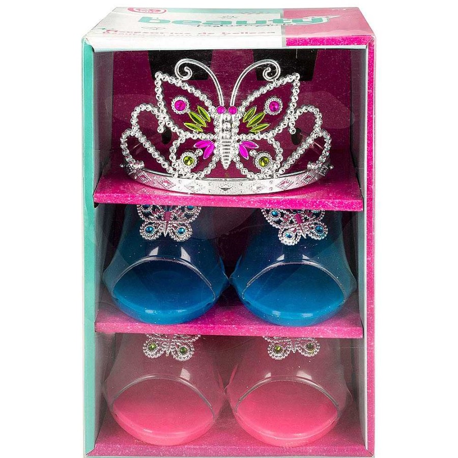 Juguetes CB Toys Belleza Y Peluquer A | Set Zapatos Y Corona De Princesa. Caja 23X16X17