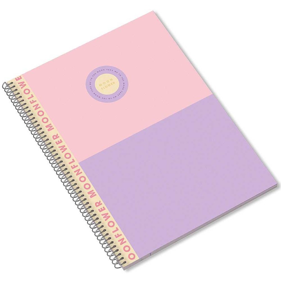 Papeler A Ambar Cuadernos Espiral | Pack 10 Blocs A4 80 Hojas Cuadr Cula 5 Mm. Moonflower